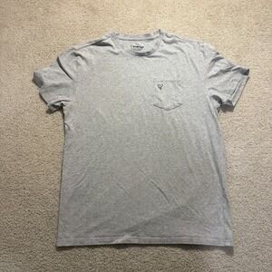 Birddogs Short Sleeve Pocket Tee T-Shirt Men's Large Gray